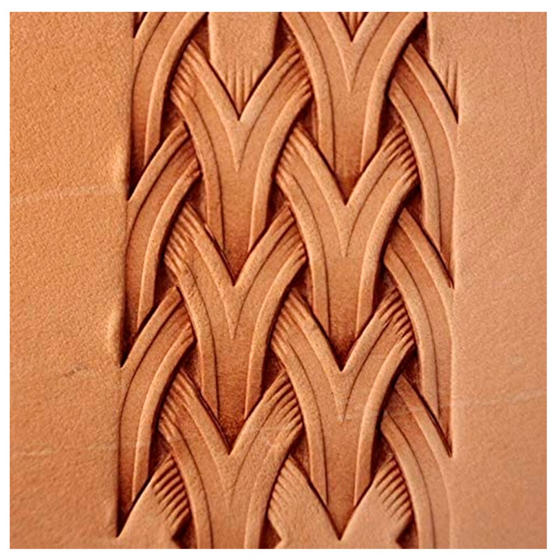 Basket Weave Leather Stamp Tool Stamps Stamping Carving Etsy