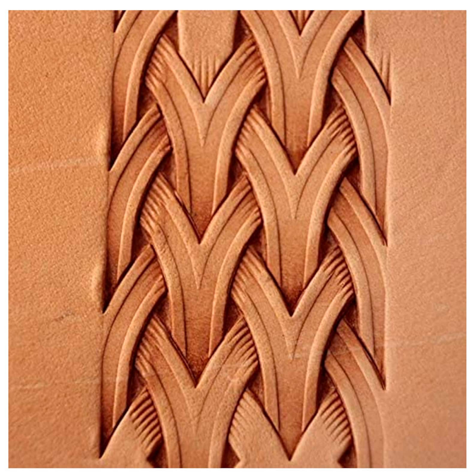 Basket Weave Leather Stamp Tool Stamps Stamping Carving Etsy