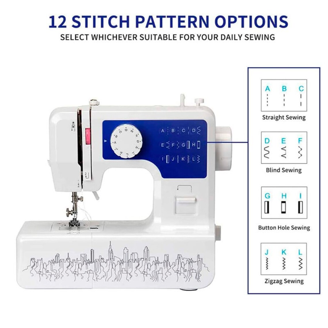 Portable Sewing Machine for Beginners Mini Electric Household Etsy