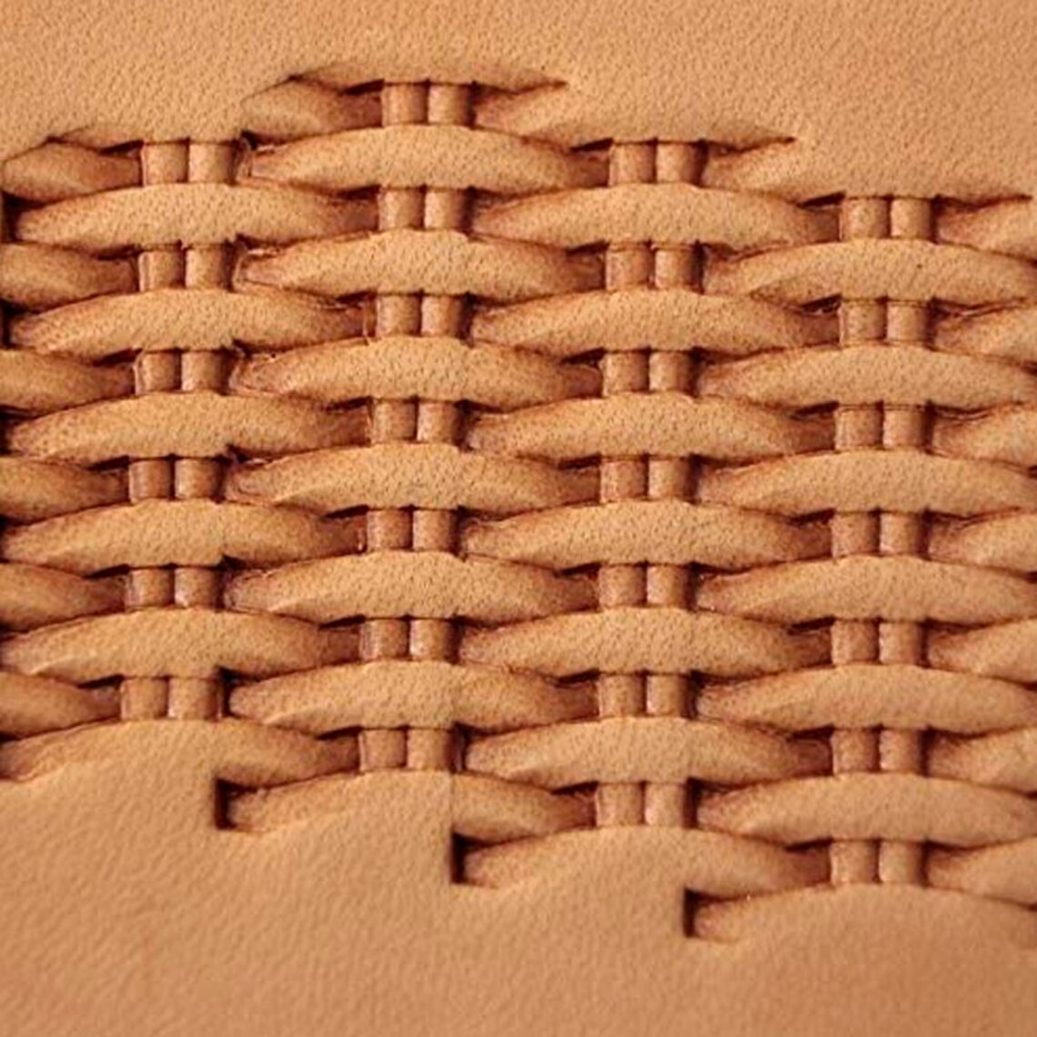 Basket Weave Leather Stamp Tool Stamps Stamping Carving Etsy