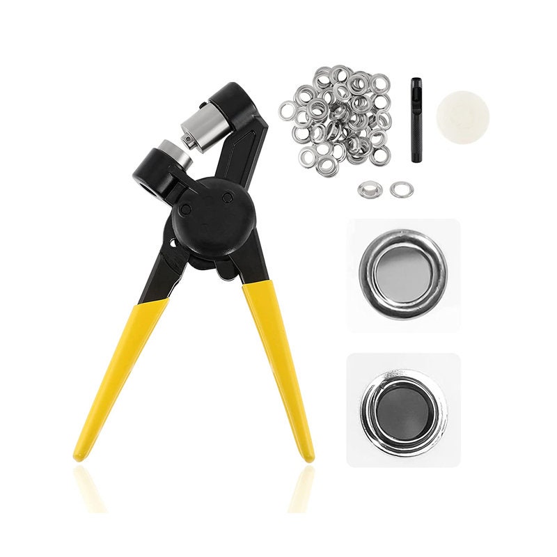 3/8 Inch 10mm Grommet Plier Kit With Hollow Hole Punch Tool Etsy