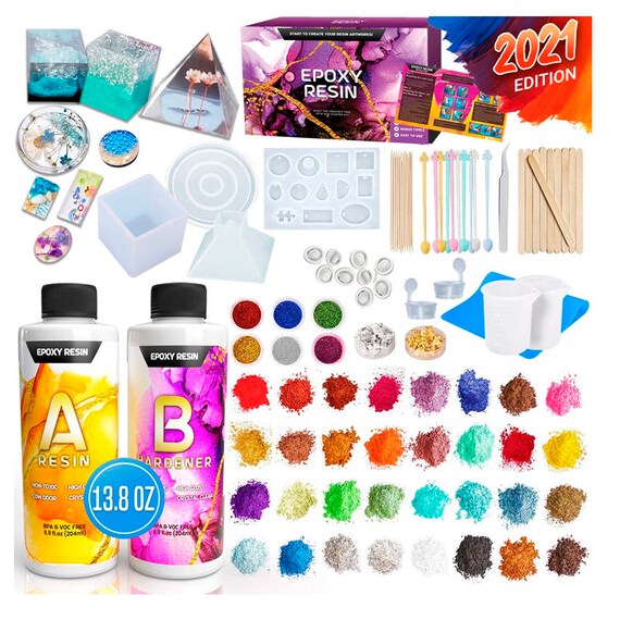 Epoxy Resin Art Kit Supplies Crystal Clear Jewelry Bracelet Etsy