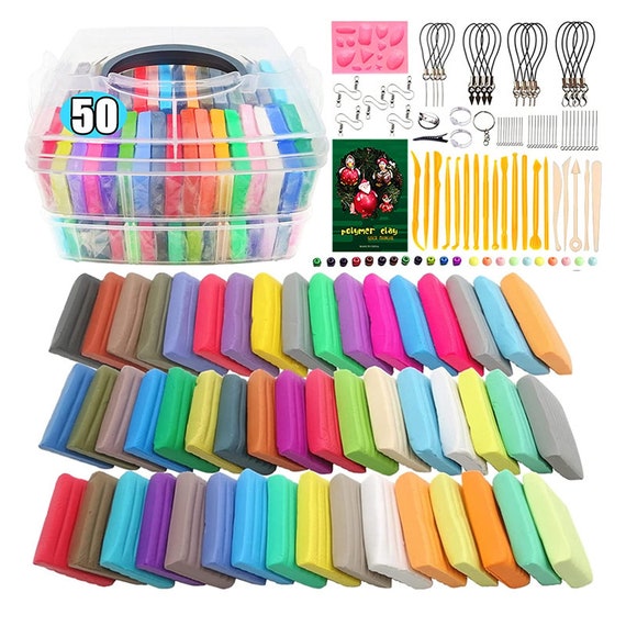 50 Colors Polymer Clay Kit with Sculpting Tools Philippines