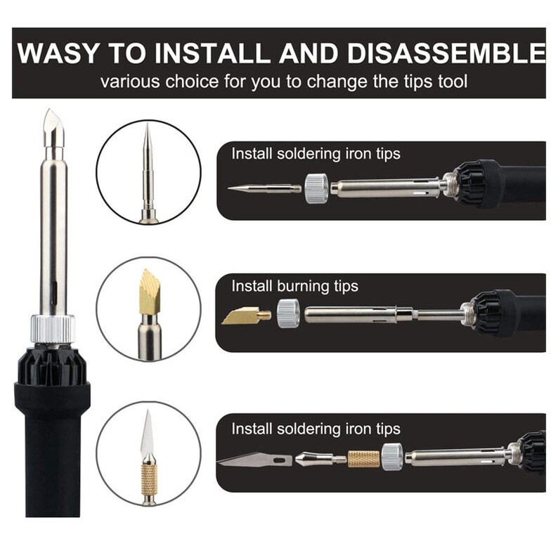 77 Pcs Wood Burning Accessories Wood Burning Tips Set and Etsy