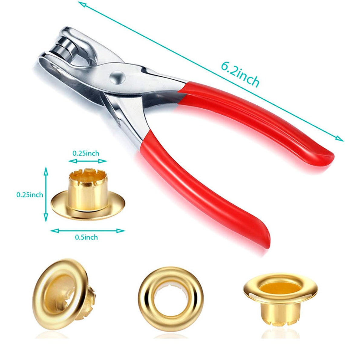 1/4 Inch Grommet Eyelet Plier Set Eyelet Hole Punch Pliers Etsy