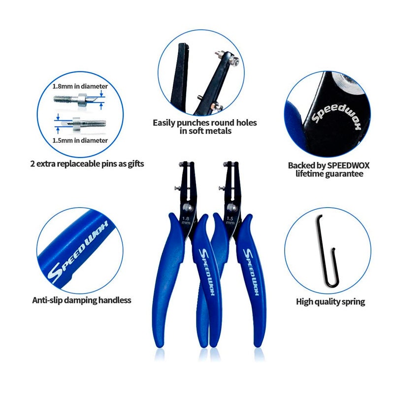 Metal Hole Puncher for Jewelry Pliers Set 1.5mm and 1.8mm Etsy UK