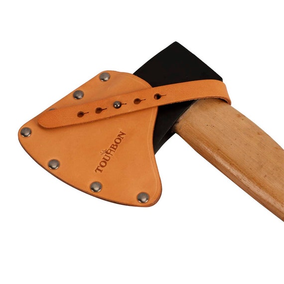 Leather Hatchet Sheath Camping Axe Head Cover Etsy Finland