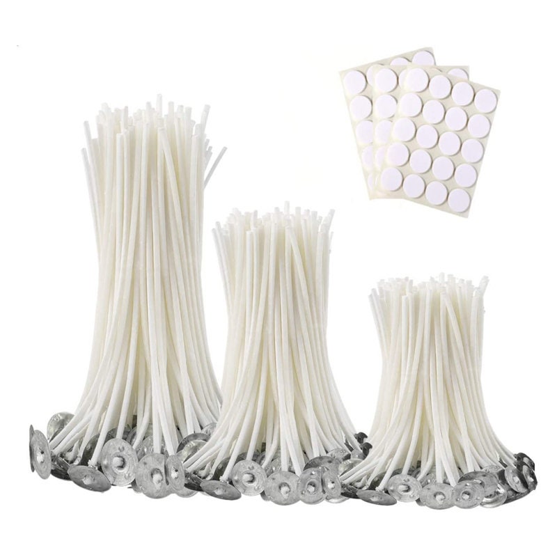 Candle Wicks 100pcs 6 Inch Cotton Core Candle Making Supplies Pre