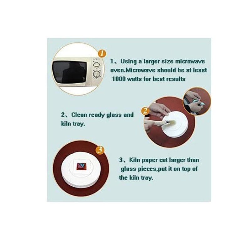 Extra Large Microwave Kiln Kit for Fusing Glass Kiln 9pcs Set Etsy