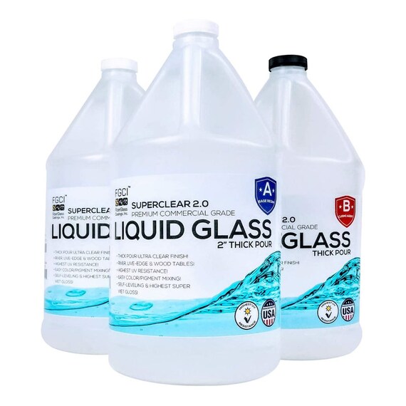 Eigendom anders de begeleiding Deep Pour Epoxy Resin Kit Vloeibaar Glas Giethars 2-4 inch 3 - Etsy België