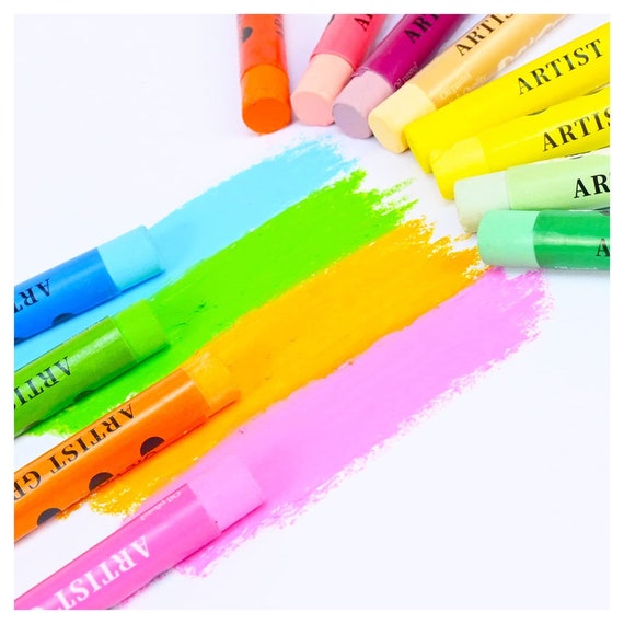 48 Colors Soft Oil Pastels for Kids Artists & Professionals 