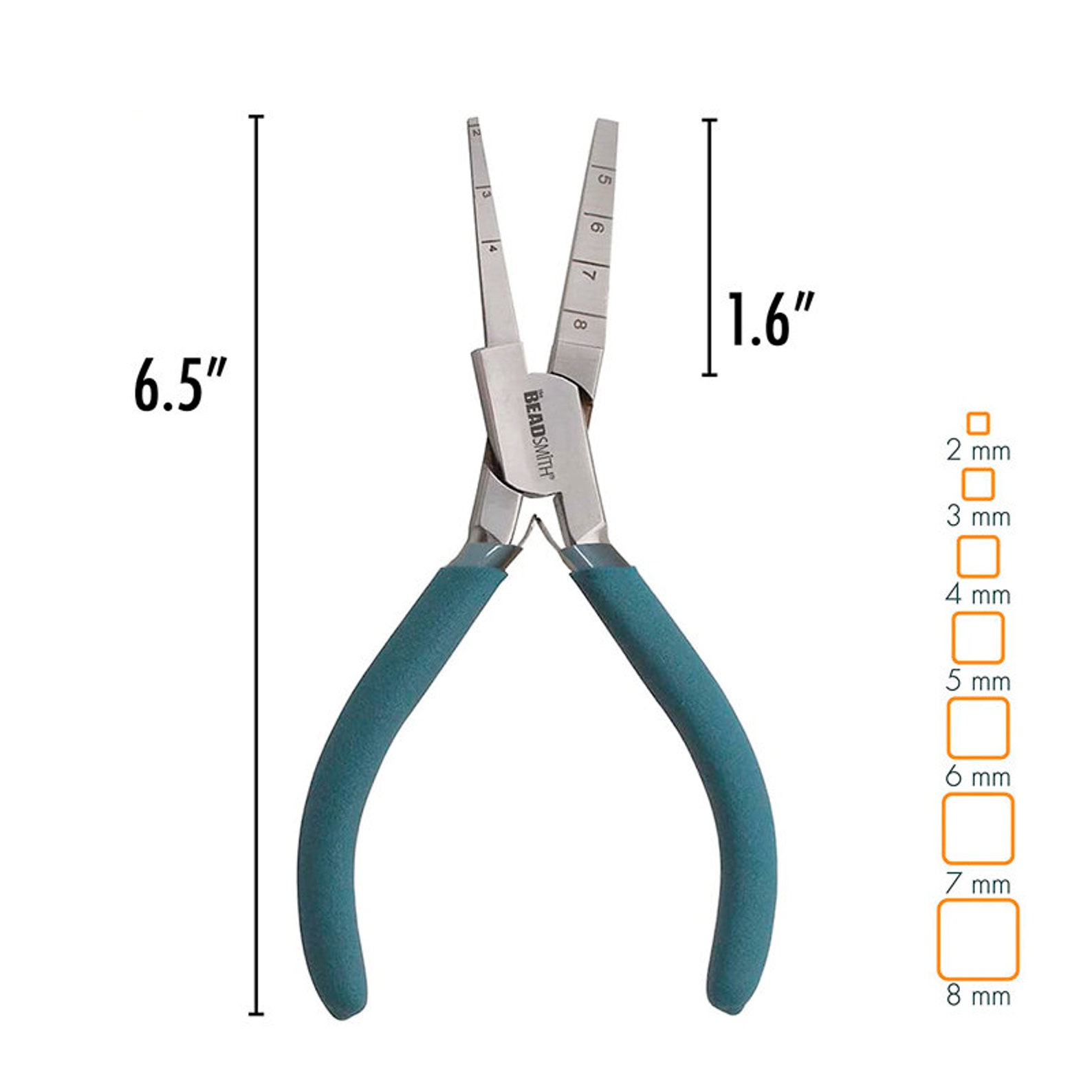 The Beadsmith Square Rite Plier 28mm loops create square Etsy