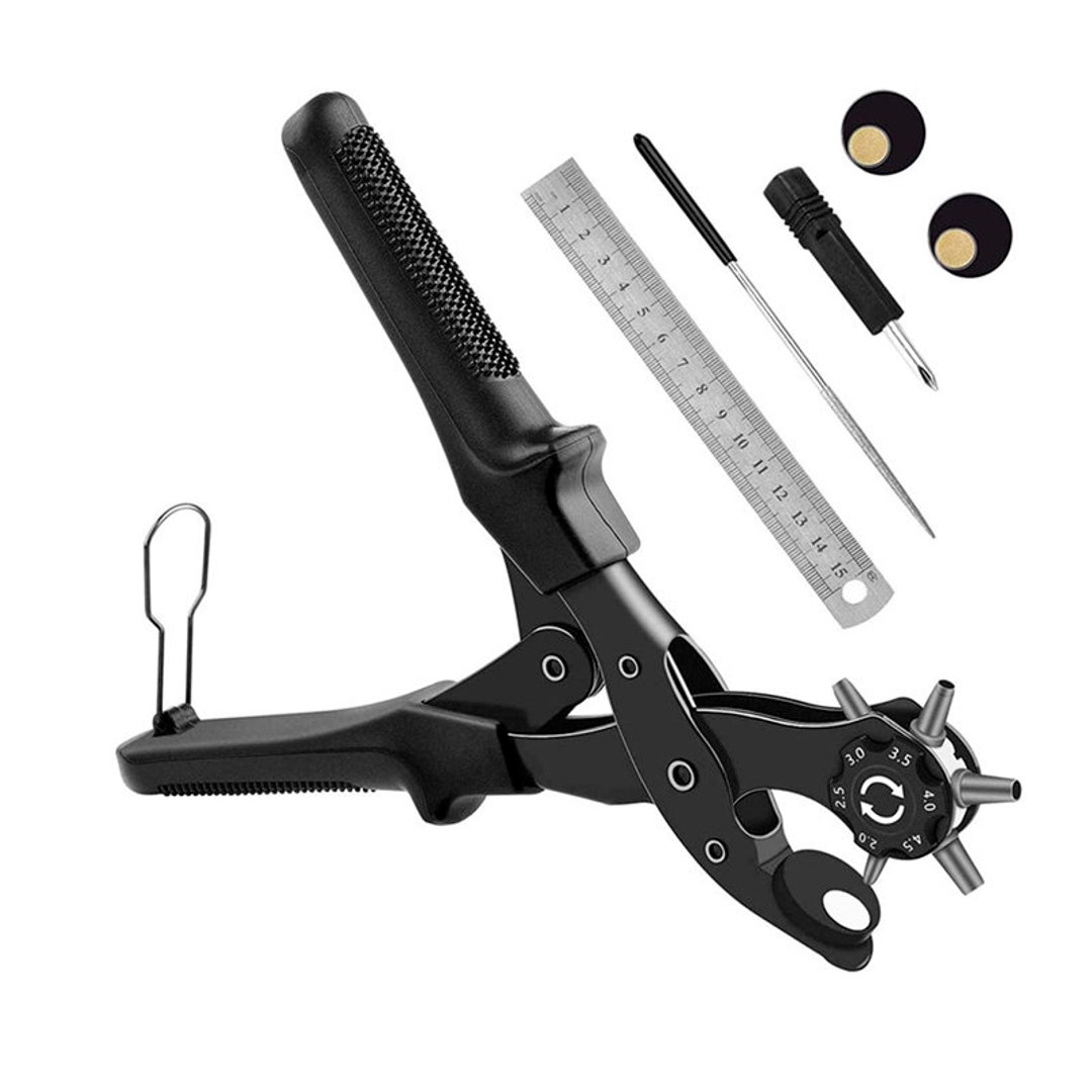 Leather Hole Punch Set Revolving Punch Hole Tool Kit Includes Etsy