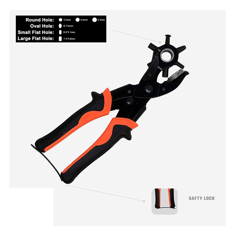 Rotary Leather Hole Punch Heavy Duty Hole Puncher for Belts Etsy