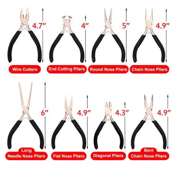 Jewelry Pliers 8pcs Jewelry Making Pliers Tools Kit Jewelry Pliers