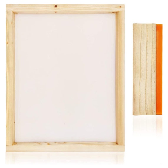 1 Pcs 16 X 20 Inch Wood Silk Screen Printing Frame With 160 