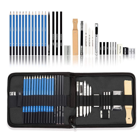 33 Pieces Professional Drawing Sketching Pencils set,sketch