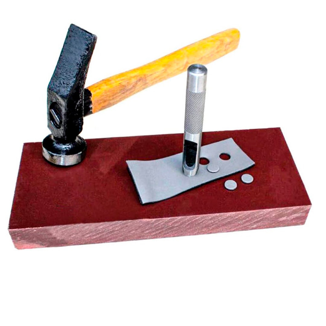 Mallet Mat Leather Stamping Pad Leather Craft Tool for Hole Etsy
