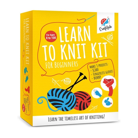 Knitting Kit for Beginners, Kids and Adults Includes All Knitting