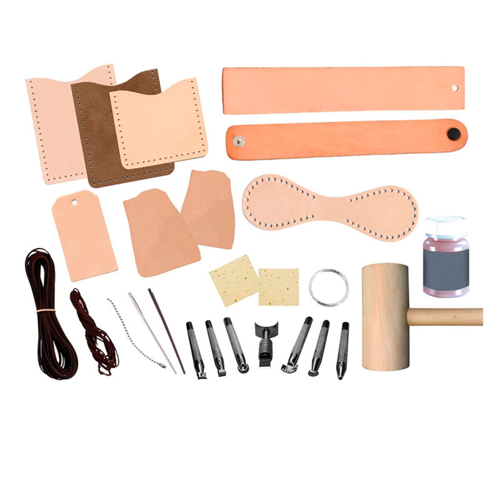 Realeather Basic Leather Craft Starter Kit Basic Tools and Etsy