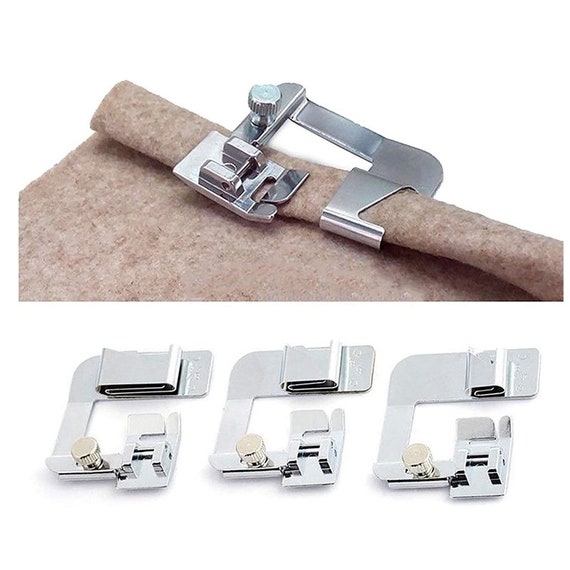 3 Sizes Rolled Hem Pressure Foot Sewing Machine Presser Foot Hemmer Foot  Set 1/2 Inch, 3/4 Inch, 1 Inch for Singer -  Denmark