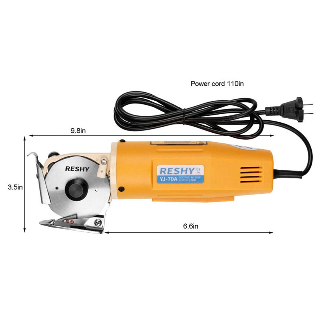 Electric rotary fabric cutter with 70mm rotary blade hand held etsy