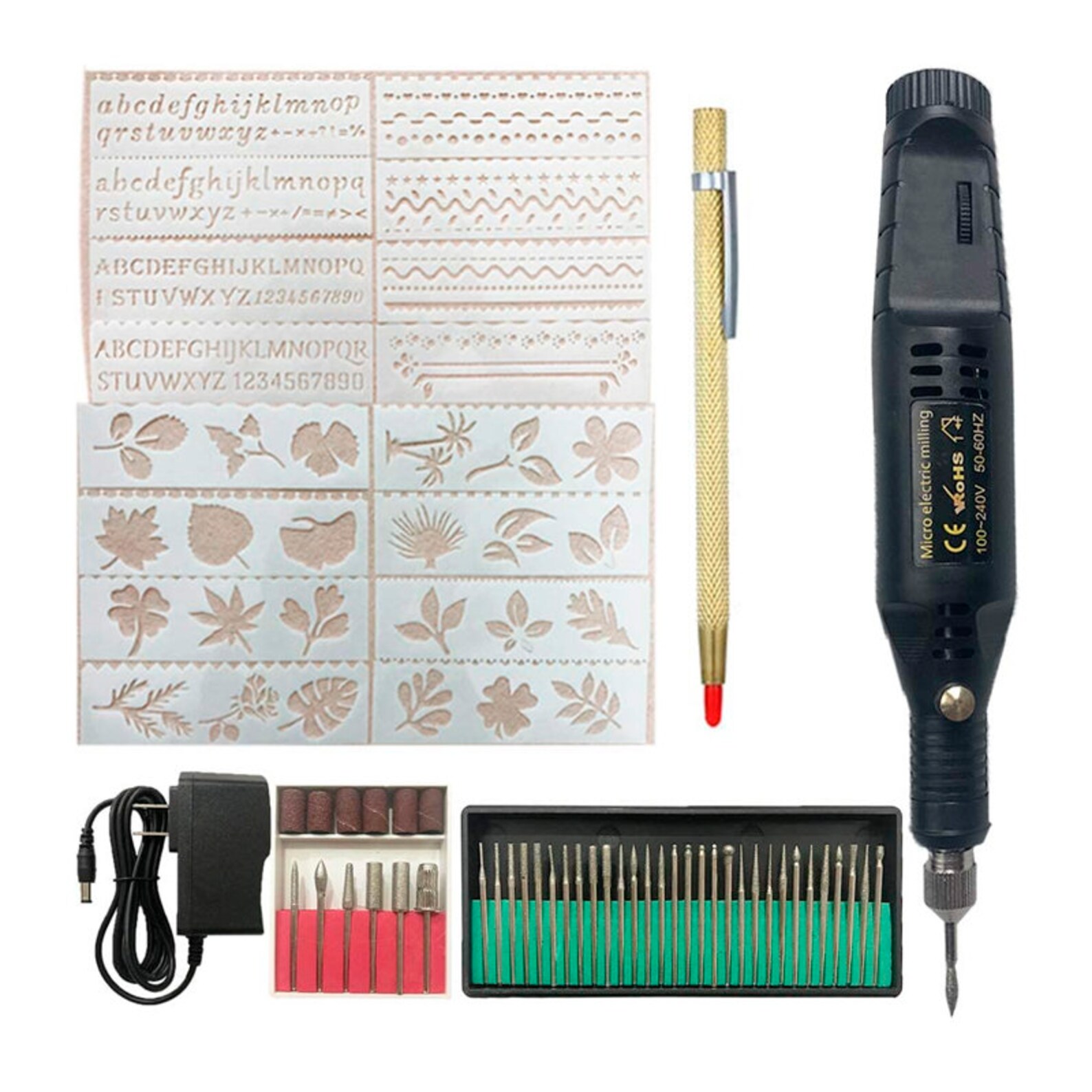 Micro Engraver Pen Mini DIY Vibro Engraving Tool Kit for Metal Etsy