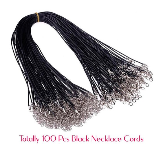 Waxed Cord Black Necklace Cord Bracelet Cord Cotton Cord BULK Cord  Wholesale Cord Jewelry Making Cord 100 Yards 