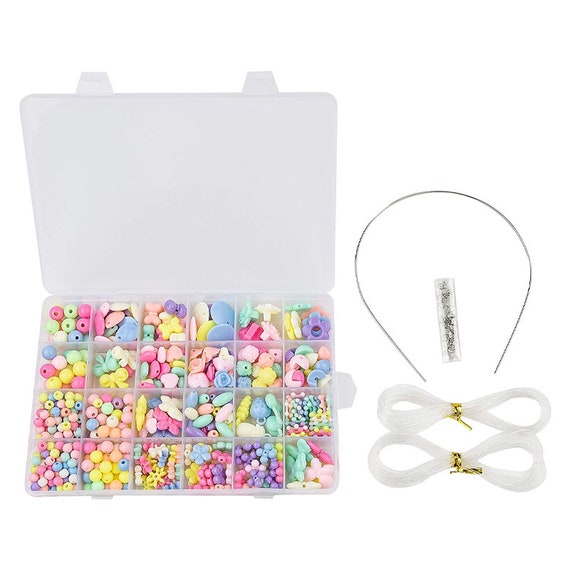 Bracelet Making Kit, 1500+ Rubber Bands Kits, Loom Bracelet Kit, 23 Colors  Rubber Bands Kits with Clips Charms Beads Hooks,Loom Bracelets kit for Kids  : : Toys & Games