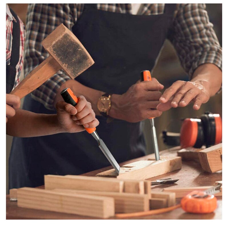 Chisel Sets With 8pc Wood Chisel Honing Guide & Sharpening Etsy