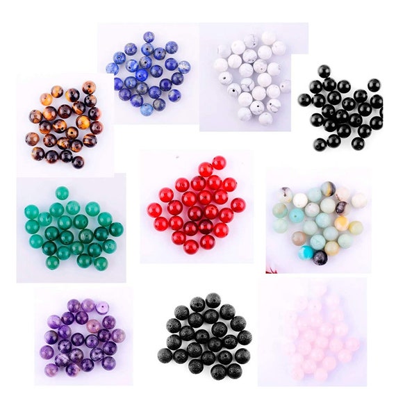 DIY Polymer Clay Beads Kit, 6mm 20 Colors Flat Round Spacer Beads
