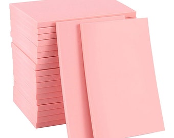 20 PCS 4 X 6 Pink Rubber Carving Blocks, Soft Rubber Crafts Rubber Stamping  Blanks, Linoleum Blocks for Printmaking 