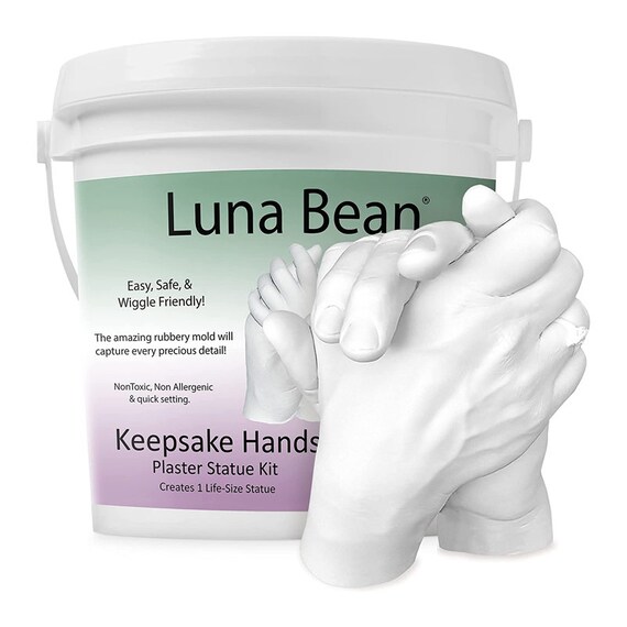 Luna Bean DIY Keepsake Hands Casting Kit/ Plaster Statue -  Norway