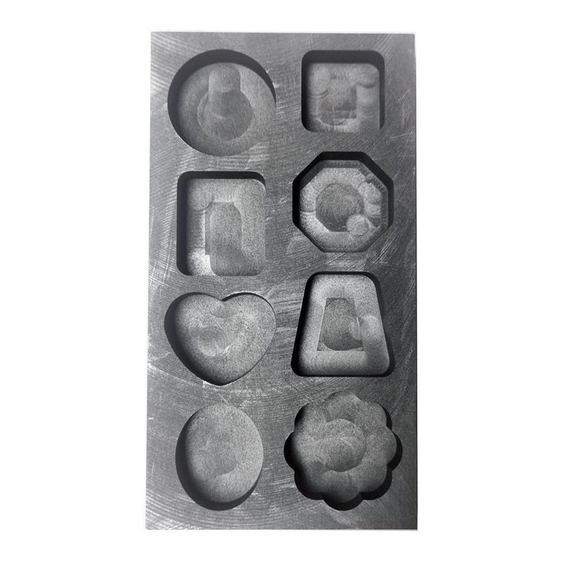 8in1 Graphite Mold Casting Ingot Mold Metal Refining Scrap Etsy