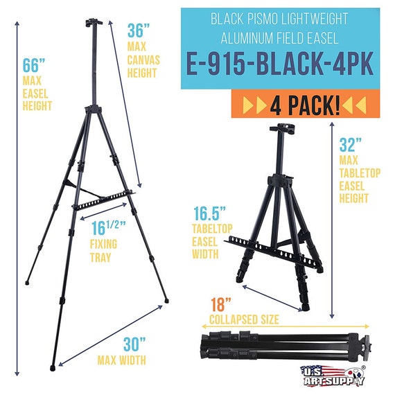 2 Packs Easel Stand for Display 66 Inch Folding Portable Easel for