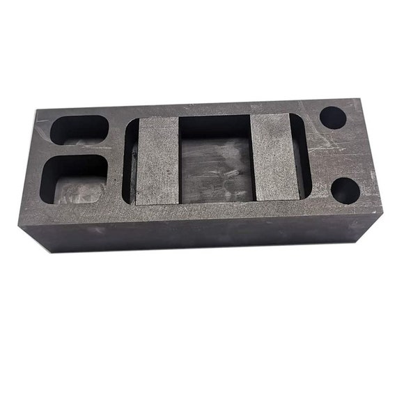 Adjustable Double Sided Graphite Casting Ingot Mold Metal Refining Scrap  Gold Silver Adjustable Graphite Mold 