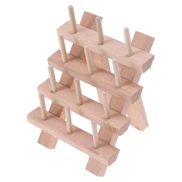 Wooden Braiding Hair Stand Etsy