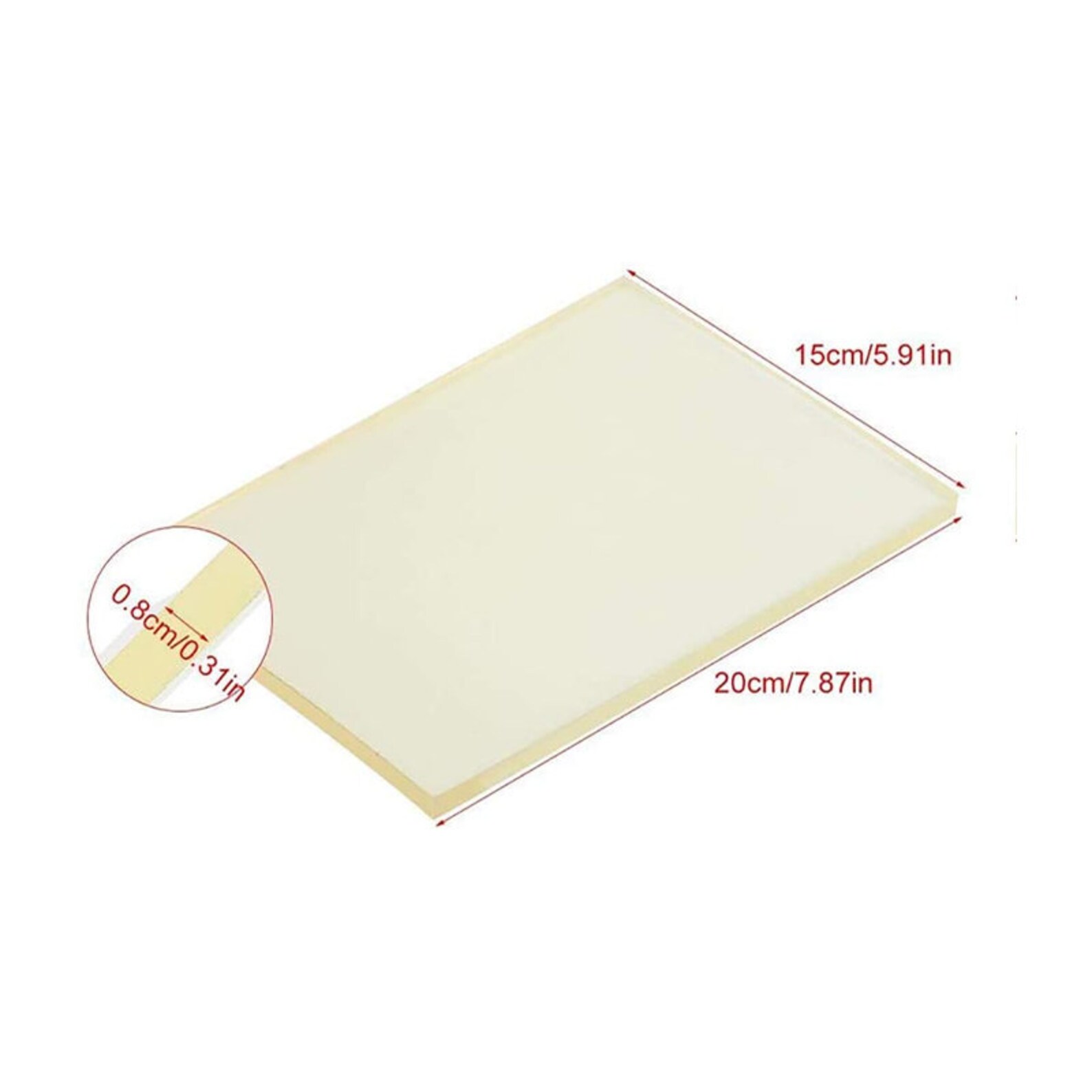 Leather Punch Mat Poly Cutting Board Pounding Pad Stamping Etsy