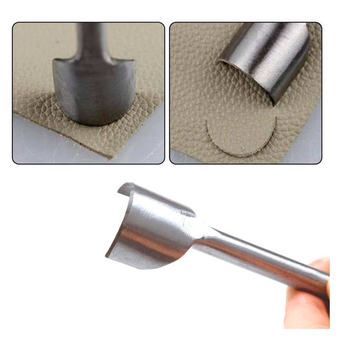 Strap End Punch Odowalker 10 Pieces Leather Tools Leather Etsy