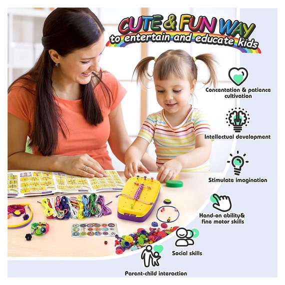 Bracelet Making Kit, 144 Pcs Bracelet Making Kit for Girls Kids Age 6 7 8 9  10 11 12 Years Old, Crafts for Girls Ages 