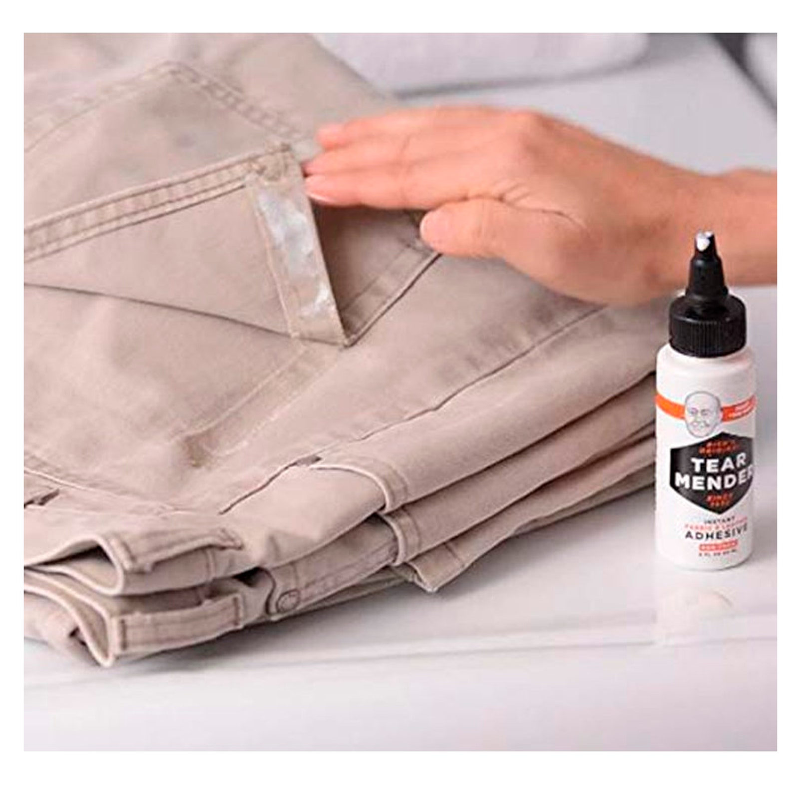 Tear Mender Instant Fabric and Leather Adhesive 1 Gallon Etsy