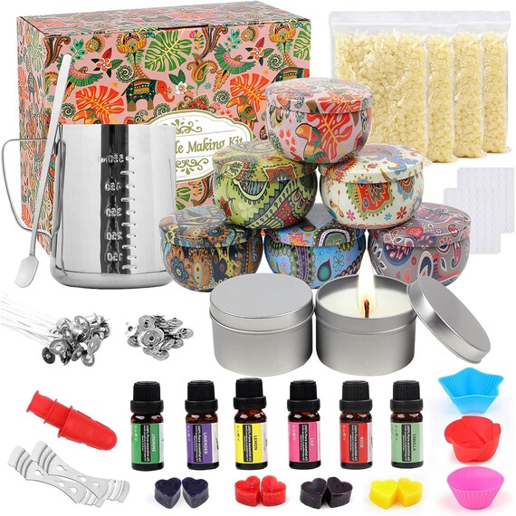 DIY Candle Making Kit Supplies Full Beginners Set Including