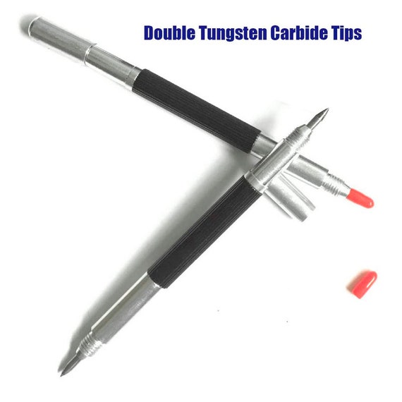 2x Tungsten Carbide Scriber Metal Scribe Tool for Glass, Ceramics Engraving  Pen