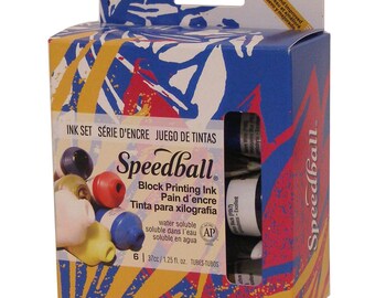 SPEEDBALL ART PRODUCTS Speedball FLEX Fabric Screen Printing Ink, Ebony,  32oz