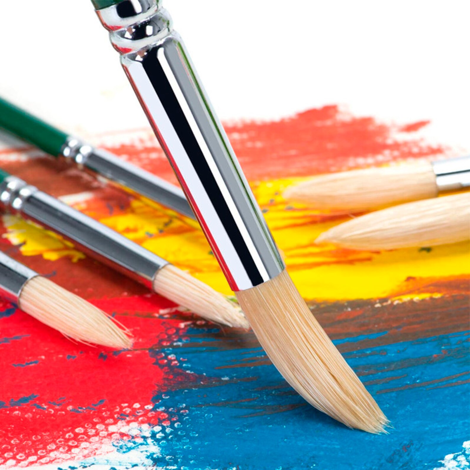 Bristle Pointed Round Brush Art Paint Brushes for Etsy