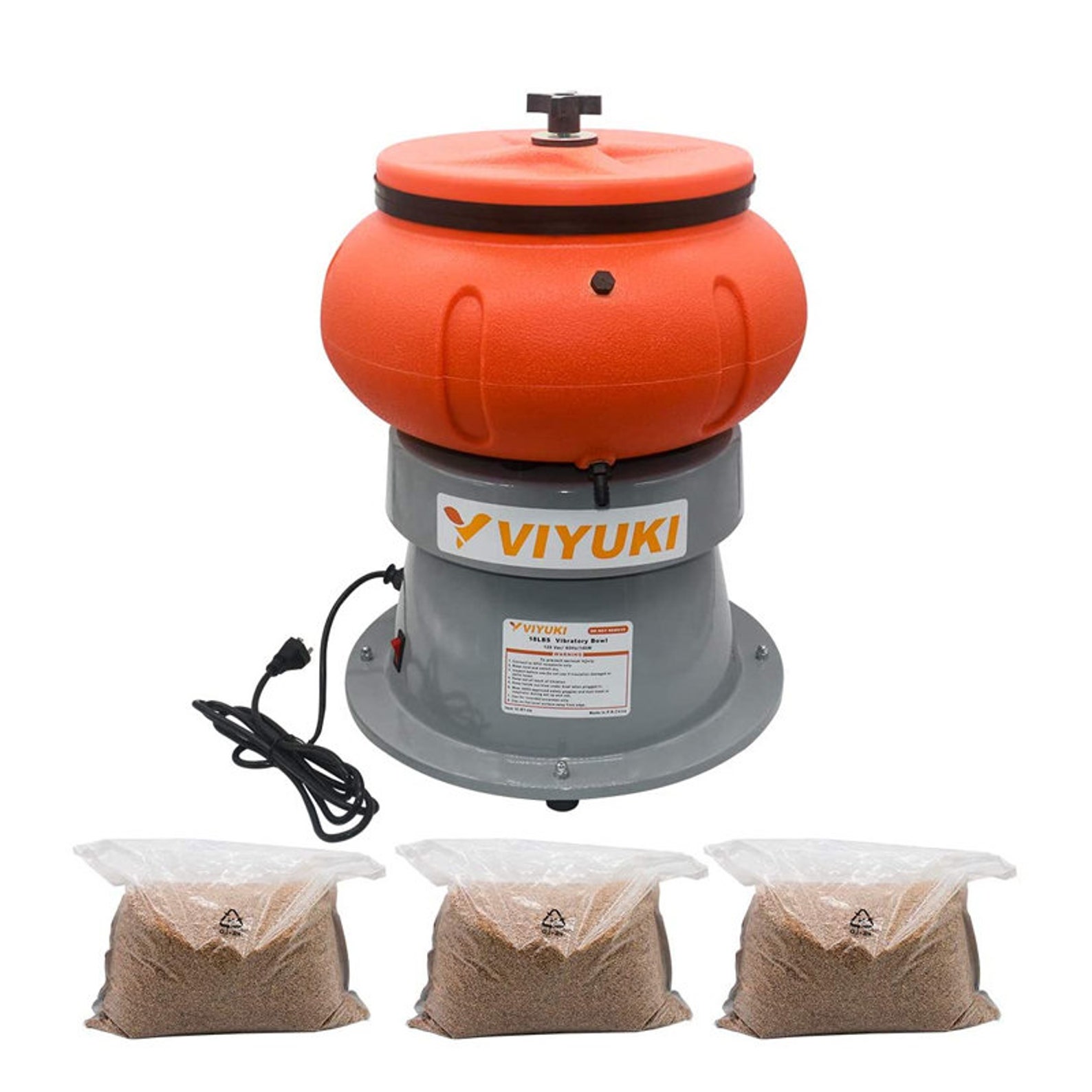 Rock Tumbler 18 Lbs Vibratory Tumbler Bowl for Polishing Metal Etsy