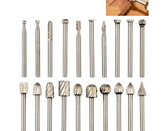 Details about   20pcs Diamond Burr Set Drill Bits For Mini Drill Dremel Rotary Tool Accessories