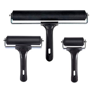 3 Pack Printmaking Brayers Premium Brayer Rollers for Crafting, Hard Rubber Roller  Brayers, Vinyl Roller Ink Paint Brush -  Israel