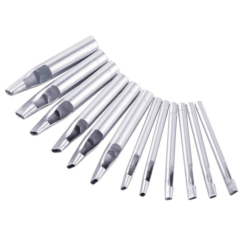 Caydo 12 Pcs Leather Craft Hole Punch Set 2mm to 5mm Etsy