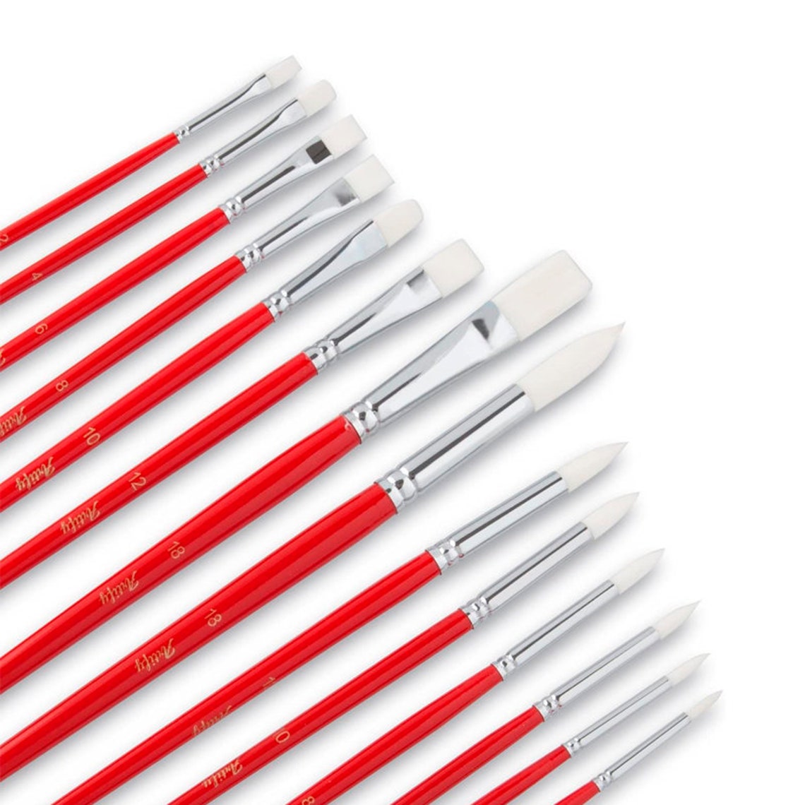 Artify 38 Pcs Paint Brushes Art Set for Acrylic Oil Watercolor Etsy